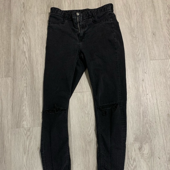 H&M Black Ripped Jeans - Picture 2 of 2